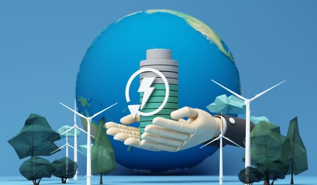 wind turbines and wind energy battery storage