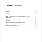 AltFin Virtual Data Room Guide - table of contents