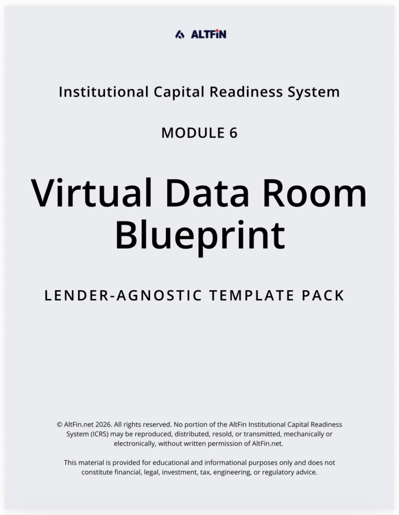 Cover of VDR Template Pack