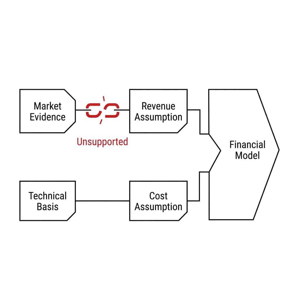 FS market doent support assumptions