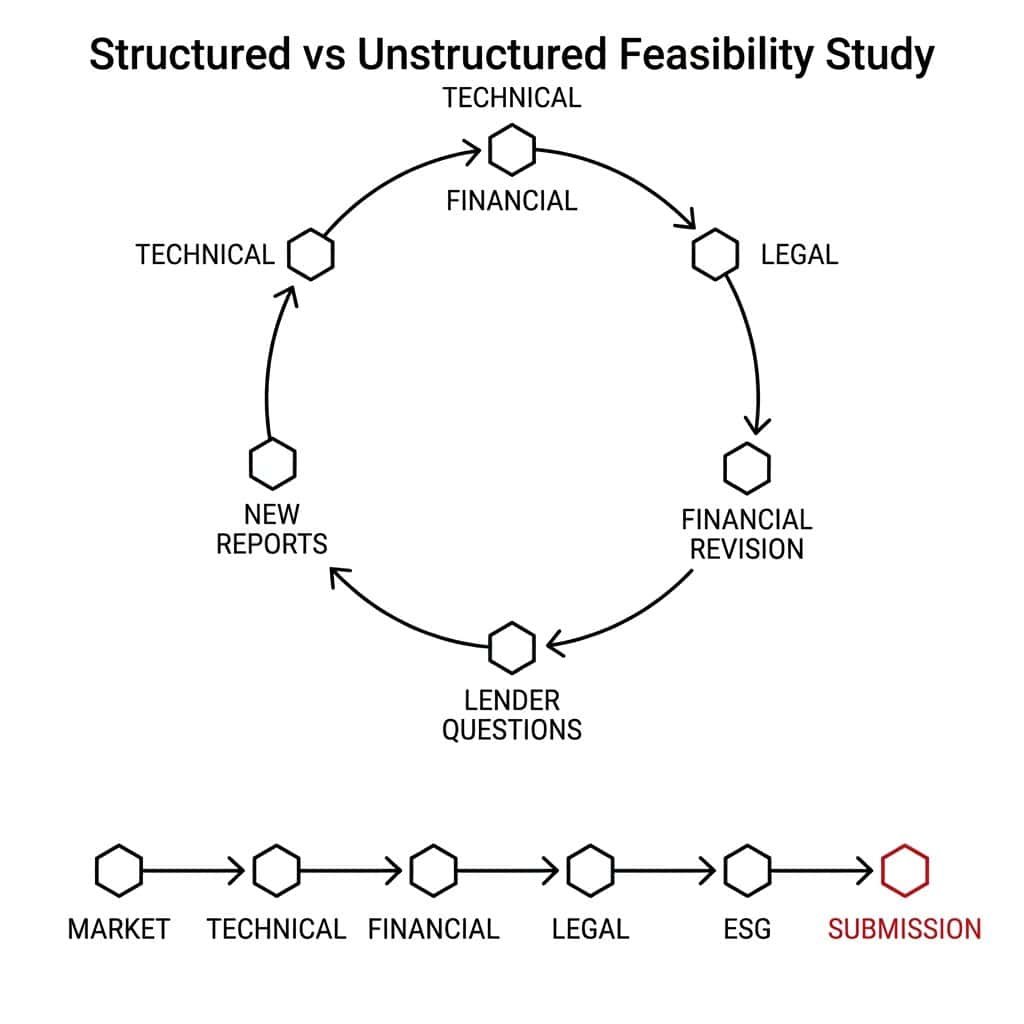 unstructured vs structured feasibility study